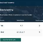 how to bet an exacta